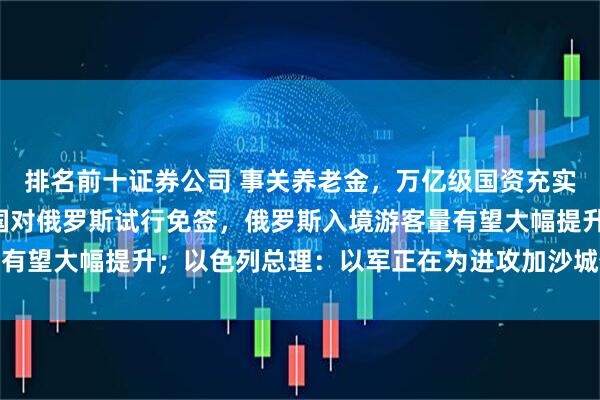 排名前十证券公司 事关养老金，万亿级国资充实社保免征3项税收；中国对俄罗斯试行免签，俄罗斯入境游客量有望大幅提升；以色列总理：以军正在为进攻加沙城做准备｜早报